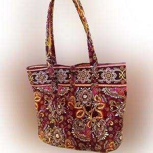 Vera Bradley safari sunset large tote